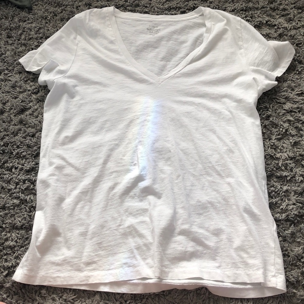 white tee